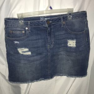 Jean skirt. Size 17